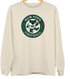 New York Football Dancing Bear Premium Crewneck — New York Jets — Sand