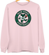 New York Football Dancing Bear Premium Crewneck — New York Jets — Light Pink