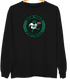 New York Football Dancing Bear Premium Crewneck — New York Jets — Black