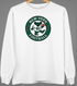 New York Football Dancing Bear Premium Crewneck — New York Jets — White