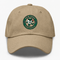 New York Football Dancing Bear Premium Dad Hat — New York Jets — Khaki
