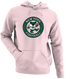 New York Football Dancing Bear Premium Hoodie — New York Jets — Light Pink