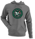 New York Football Dancing Bear Premium Hoodie — New York Jets — Charcoal
