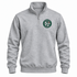 New York Football Dancing Bear Premium Quarter-Zip — New York Jets — Sport Grey