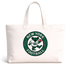 New York Football Dancing Bear Premium Tote Bag — New York Jets — White