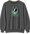 New York Helmet Stealie Premium Unisex Crewneck — New York Jets — Dark Heather