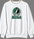 New York Helmet Stealie Premium Unisex Crewneck — New York Jets — White