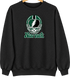 New York Helmet Stealie Premium Unisex Crewneck — New York Jets — Black