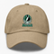 New York Helmet Stealie Premium Unisex Dad Hat — New York Jets — Khaki
