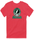New York Helmet Stealie Premium Unisex T-Shirt — New York Jets — Heather Red