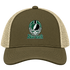New York Helmet Stealie Premium Unisex Trucker Cap — New York Jets — Moss/Khaki