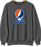 New York Baseball Stealie Grateful Dead Crewneck — New York Mets — Dark Heather