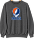 New York Baseball Stealie Grateful Dead Crewneck — New York Mets — Dark Heather
