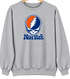 New York Baseball Stealie Grateful Dead Crewneck — New York Mets — Sport Grey