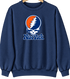 New York Baseball Stealie Grateful Dead Crewneck — New York Mets — Navy