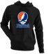New York Baseball Stealie Grateful Dead Hoodie — New York Mets — Black