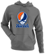 New York Baseball Stealie Grateful Dead Hoodie — New York Mets — Charcoal
