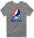 New York Baseball Stealie Grateful Dead T-Shirt — New York Mets — Dark Heather