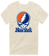 New York Baseball Stealie Grateful Dead T-Shirt — New York Mets — Sand