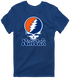 New York Baseball Stealie Grateful Dead T-Shirt — New York Mets — Navy