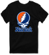 New York Baseball Stealie Grateful Dead T-Shirt — New York Mets — Black