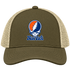 New York Baseball Stealie Grateful Dead Trucker Cap — New York Mets — Moss/Khaki