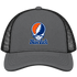 New York Baseball Stealie Grateful Dead Trucker Cap — New York Mets — Charcoal/Black