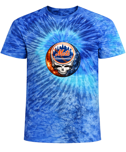 New York Mets Crystal Stealie Tie-Dye T-Shirt