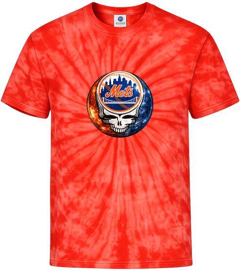 New York Mets Crystal Stealie Tie-Dye T-Shirt