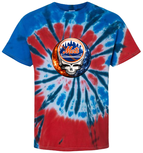 New York Mets Crystal Stealie Tie-Dye T-Shirt
