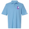 New York Stealie Premium Unisex Polo — Design: New York University — Blue