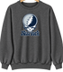 New York Baseball Stealie Grateful Dead Crewneck — New York Yankees — Dark Heather