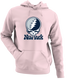 New York Baseball Stealie Grateful Dead Hoodie — New York Yankees — Light Pink