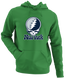 New York Baseball Stealie Grateful Dead Hoodie — New York Yankees — Irish Green