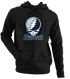 New York Baseball Stealie Grateful Dead Hoodie — New York Yankees — Black