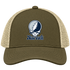 New York Baseball Stealie Grateful Dead Trucker Cap — New York Yankees — Moss/Khaki