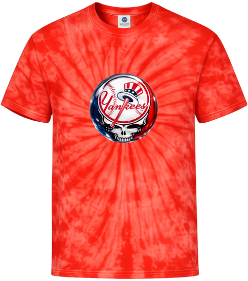 New York Yankees Crystal Stealie Tie-Dye T-Shirt