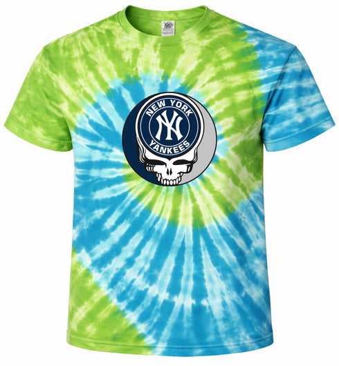 New York Yankees Stealie Tie-Dye T-Shirt