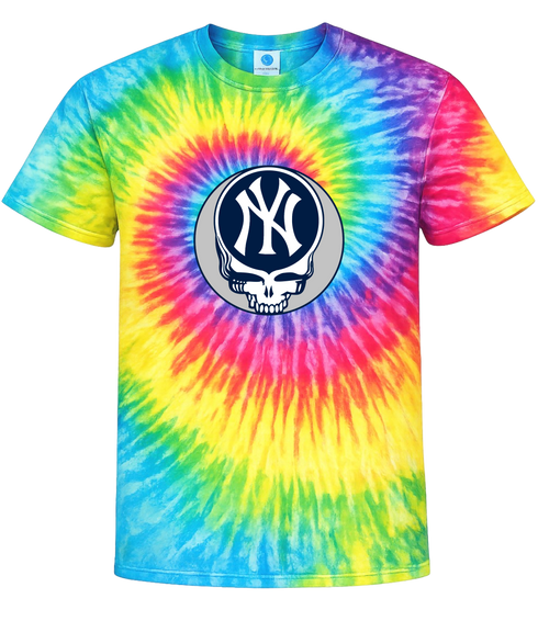 New York Yankees Stealie Tie-Dye T-Shirt