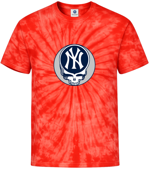 New York Yankees Stealie Tie-Dye T-Shirt