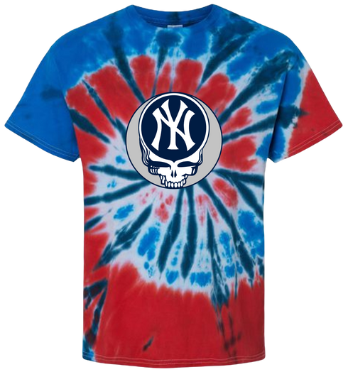 New York Yankees Stealie Tie-Dye T-Shirt