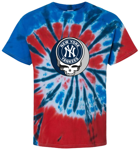 New York Yankees Stealie Tie-Dye T-Shirt
