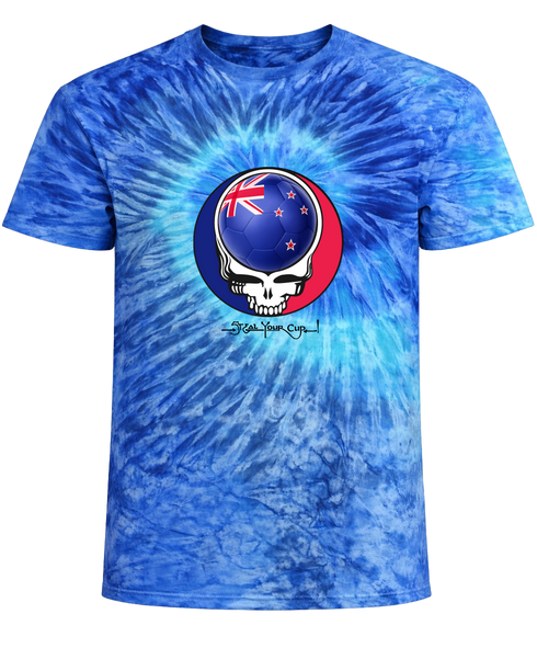 New Zealand FIFA New Ball (2) Stealie Tie-Dye T-Shirt