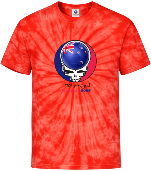 New Zealand FIFA World Cup Stealie Tie-Dye T-Shirt