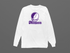Niagara Stealie Premium Unisex Long-Sleeve — Design: Niagara University — White
