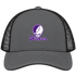 Niagara Stealie Premium Unisex Trucker Cap — Design: Niagara University — Charcoal/Black