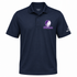 Niagara Stealie Premium Unisex Polo — Design: Niagara University — Navy