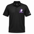 Niagara Stealie Premium Unisex Polo — Design: Niagara University — Black