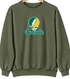 Norfolk Stealie Premium Unisex Crewneck — Design: Norfolk State University — Military Green