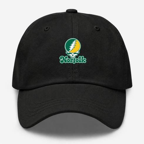 Norfolk Stealie Premium Unisex Dad Hat — Design: Norfolk State University — Black